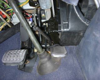 Inventor's Citroen BX pedal picture